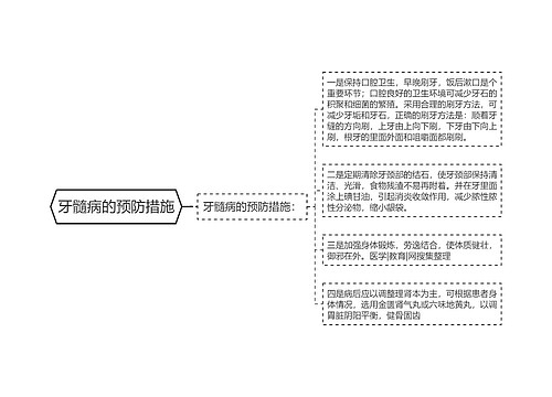 牙髓病的预防措施