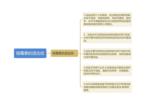 链霉素的适应症