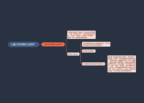 儿童口吃早期什么症状？