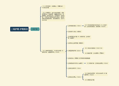 二级护理-护理原则