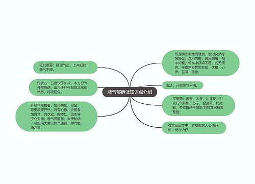 肺气郁痹证知识点介绍