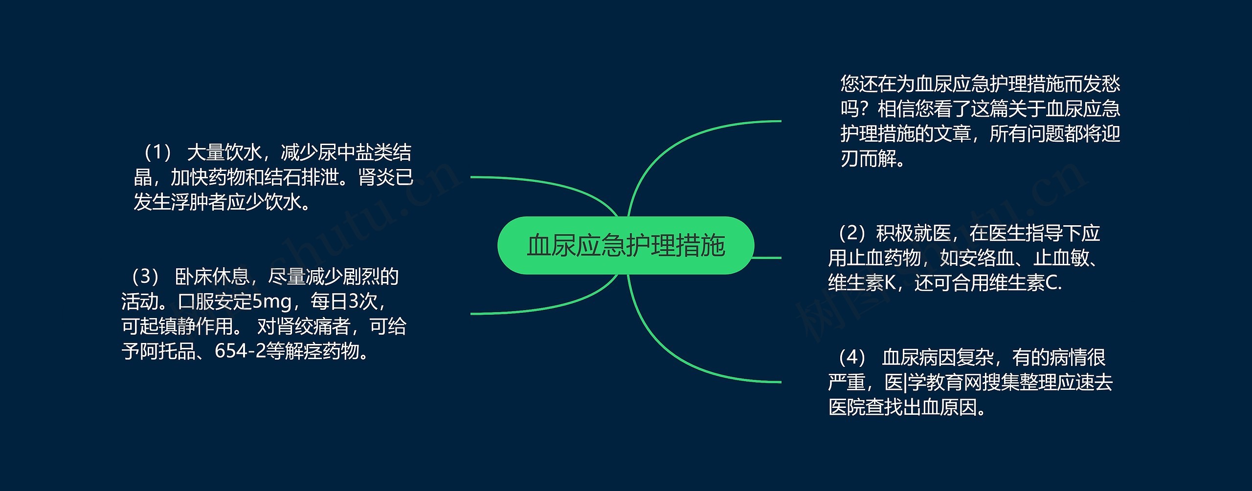 血尿应急护理措施