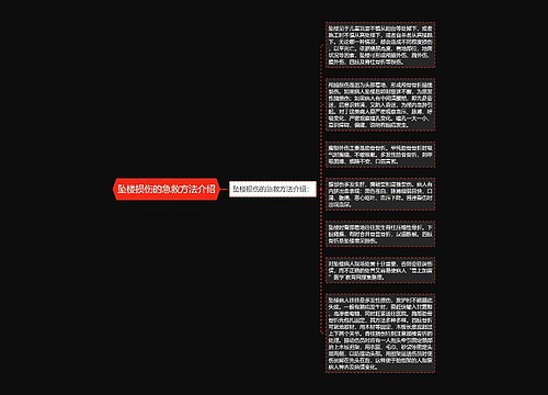 坠楼损伤的急救方法介绍