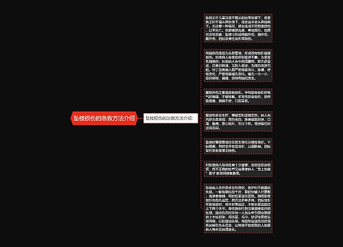 坠楼损伤的急救方法介绍