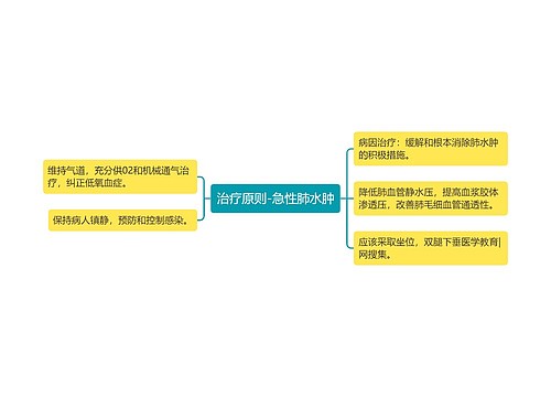 治疗原则-急性肺水肿