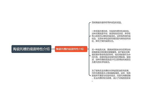 陶瓷托槽的底面特性介绍