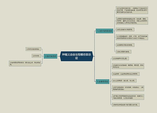 种植义齿会出现哪些禁忌症