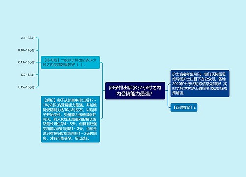 卵子排出后多少小时之内内受精能力最强？