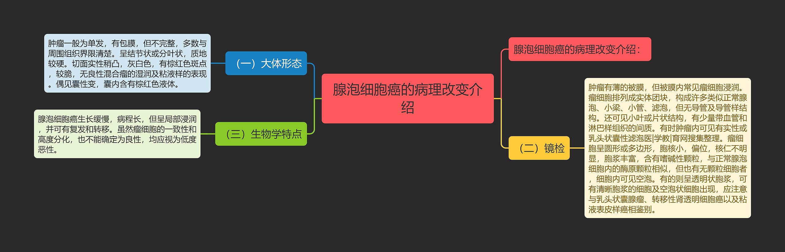 腺泡细胞癌的病理改变介绍