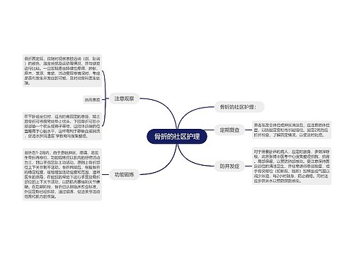 骨折的社区护理