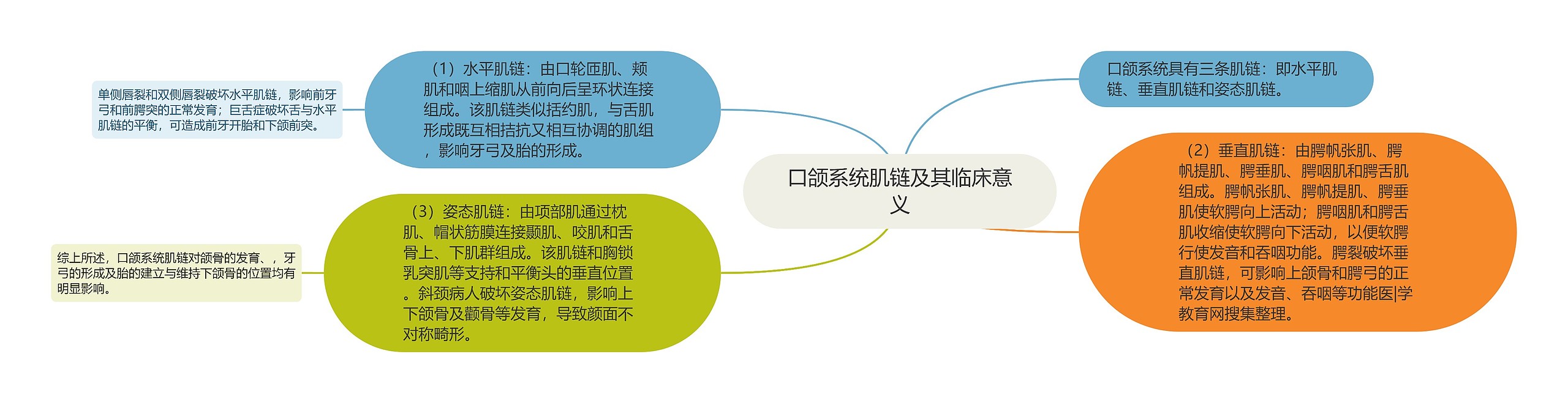 口颌系统肌链及其临床意义