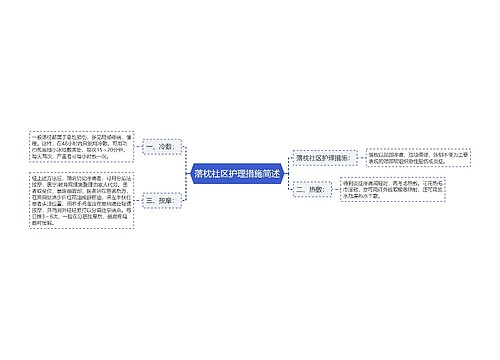 落枕社区护理措施简述