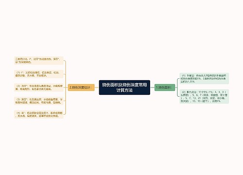 烧伤面积及烧伤深度常用计算方法