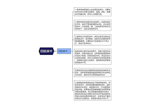 四肢麻木