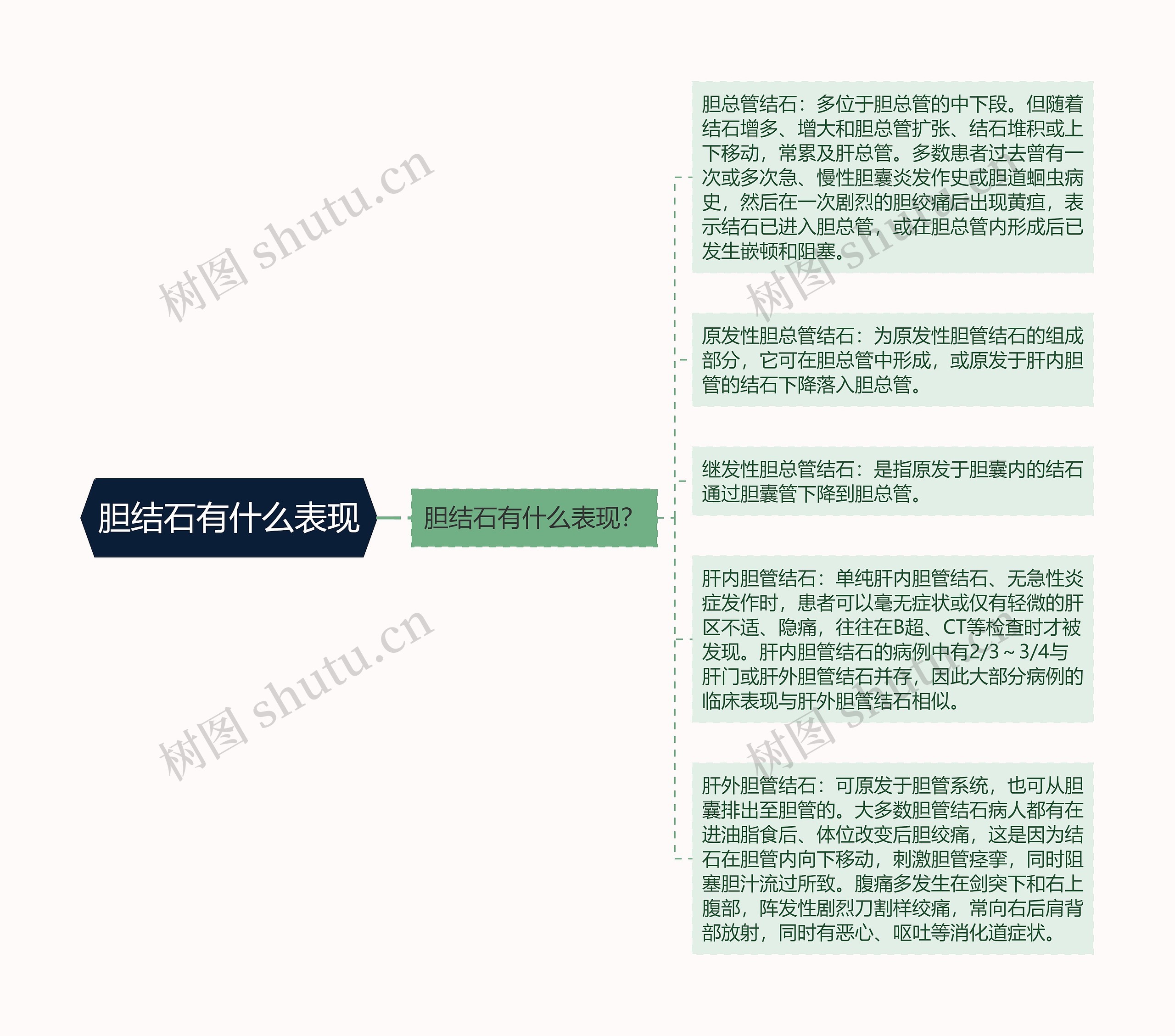 胆结石有什么表现