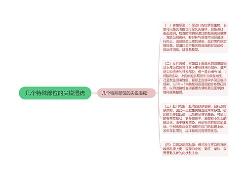 几个特殊部位的尖锐湿疣