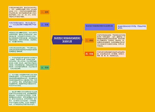 系统性红斑狼疮的病因和发病机理