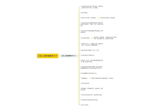 口腔上颌窦瘘管修补术