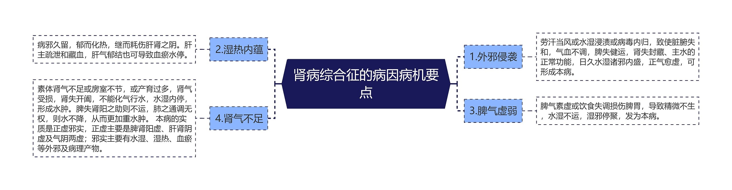 肾病综合征的病因病机要点 肾病综合征的病因病机要点
