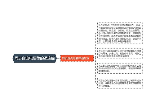 同步直流电复律的适应症