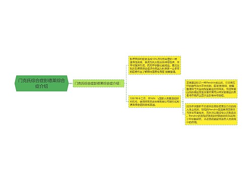 门克氏综合症彭德莱综合症介绍