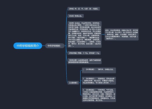 中药学棕榈炭简介