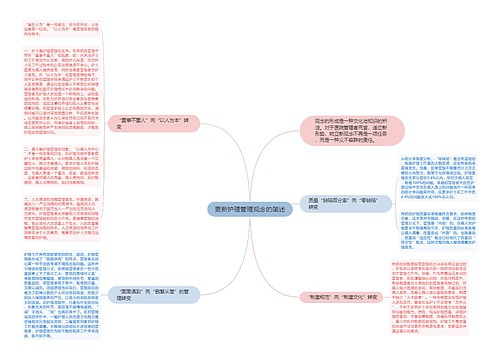 更新护理管理观念的简述