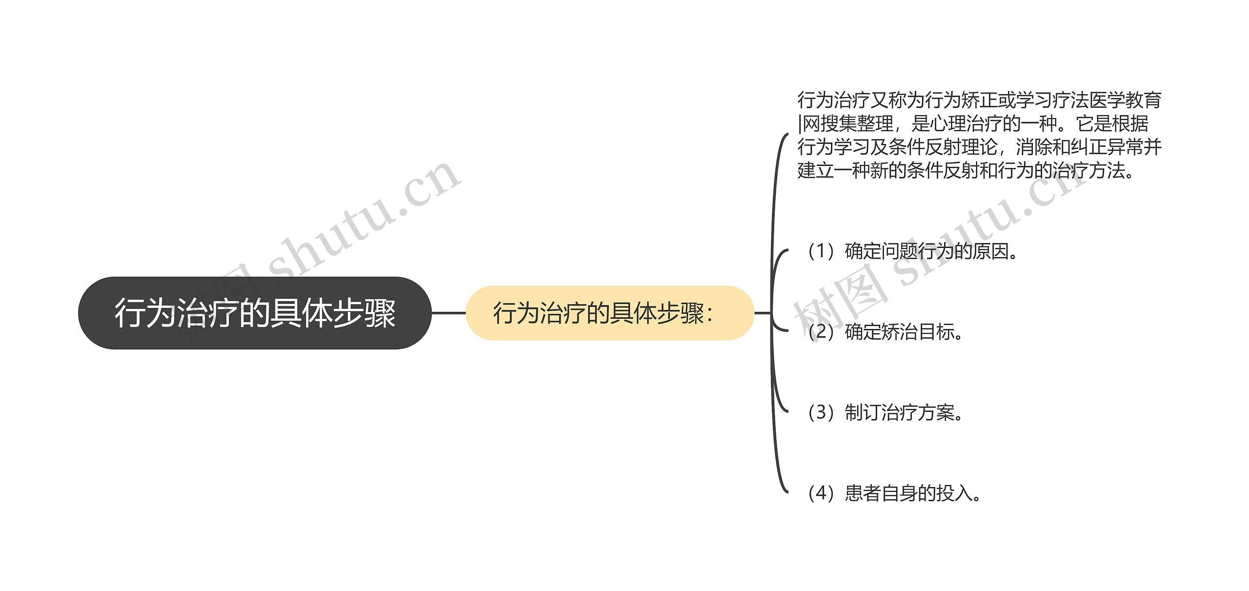 行为治疗的具体步骤