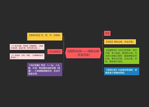 百部的功效——润肺止咳、杀虫灭虱！