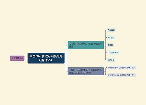 中医2020护理考前模拟练习题（55）