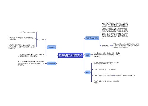 妊娠期的五大母体变化