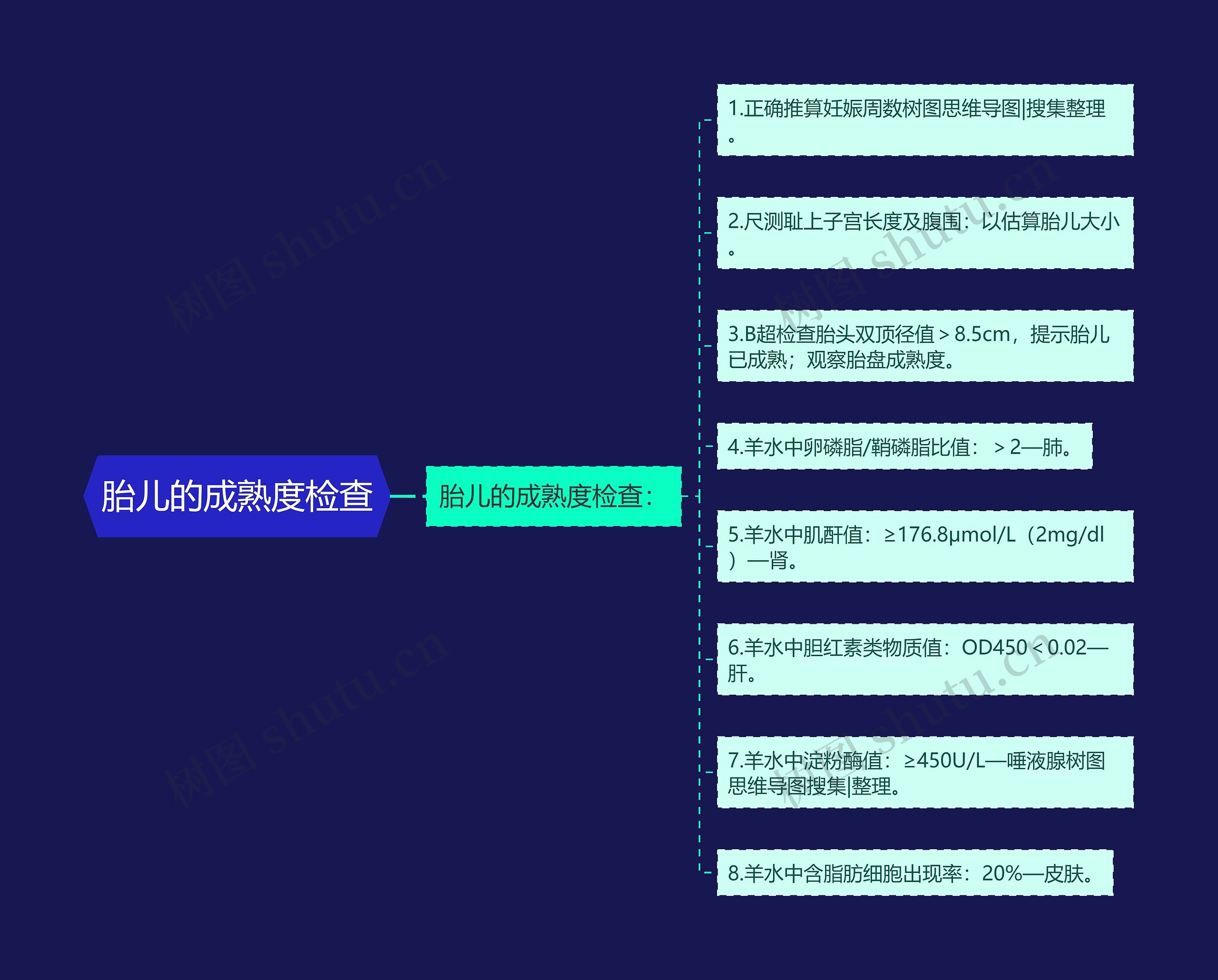 胎儿的成熟度检查