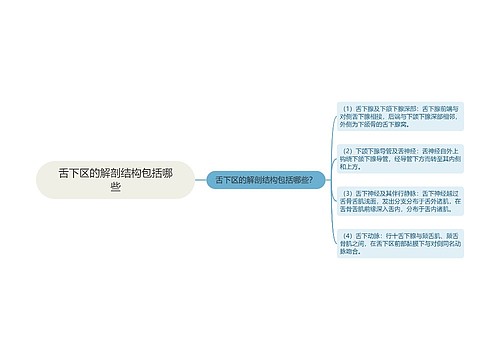 舌下区的解剖结构包括哪些