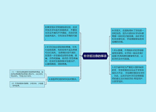 补牙后注意的事项