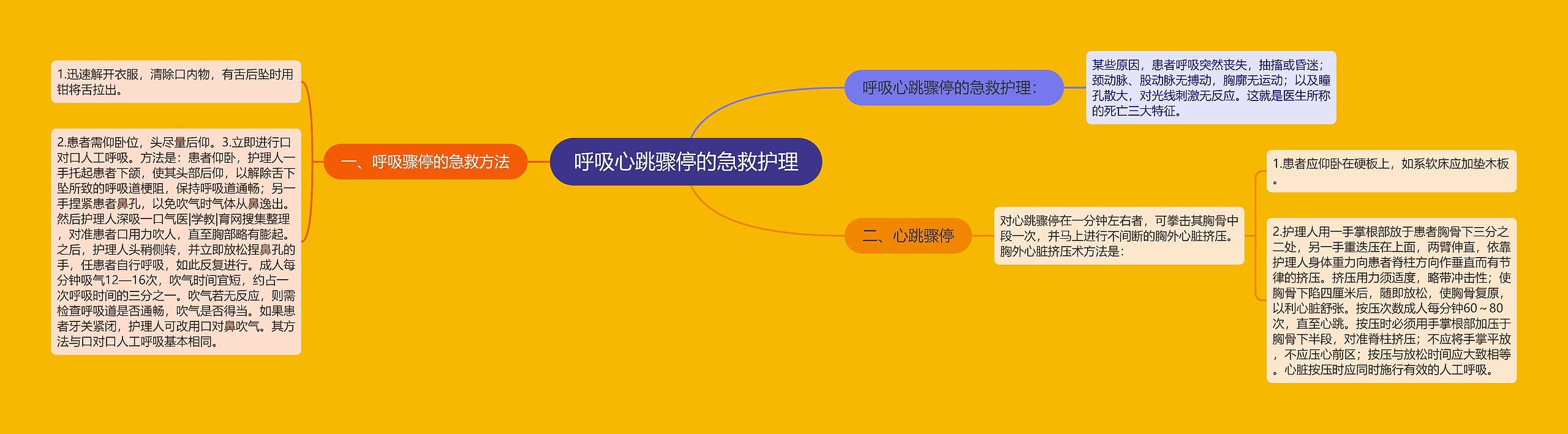 呼吸心跳骤停的急救护理 呼吸心跳骤停的急救护理