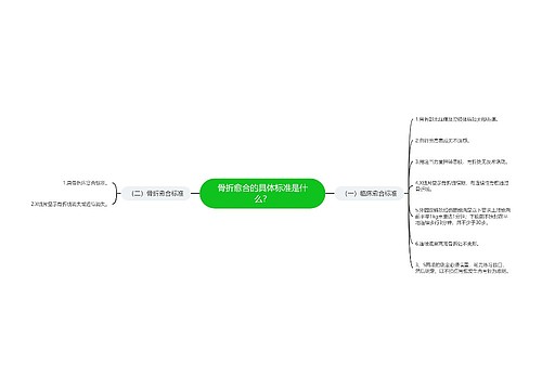 骨折愈合的具体标准是什么？