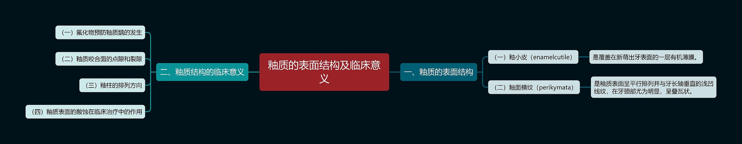 釉质的表面结构及临床意义 釉质的表面结构及临床意义