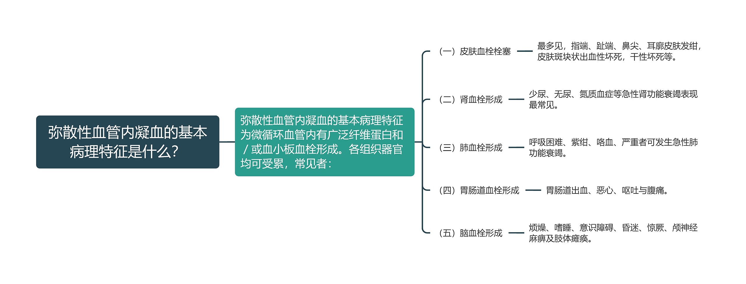 弥散性血管内凝血的基本病理特征是什么? 弥散性血管内凝血的基本病理特征是什么?