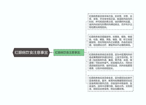 红眼病饮食注意事宜