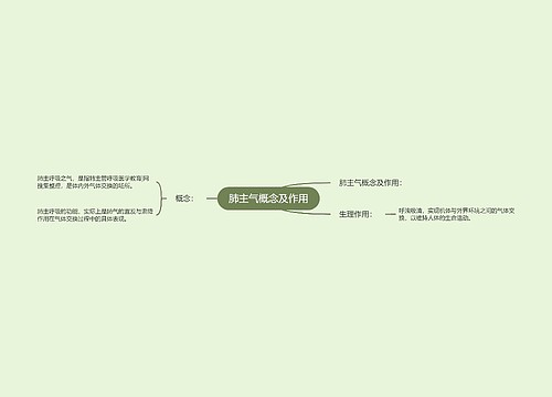 肺主气概念及作用