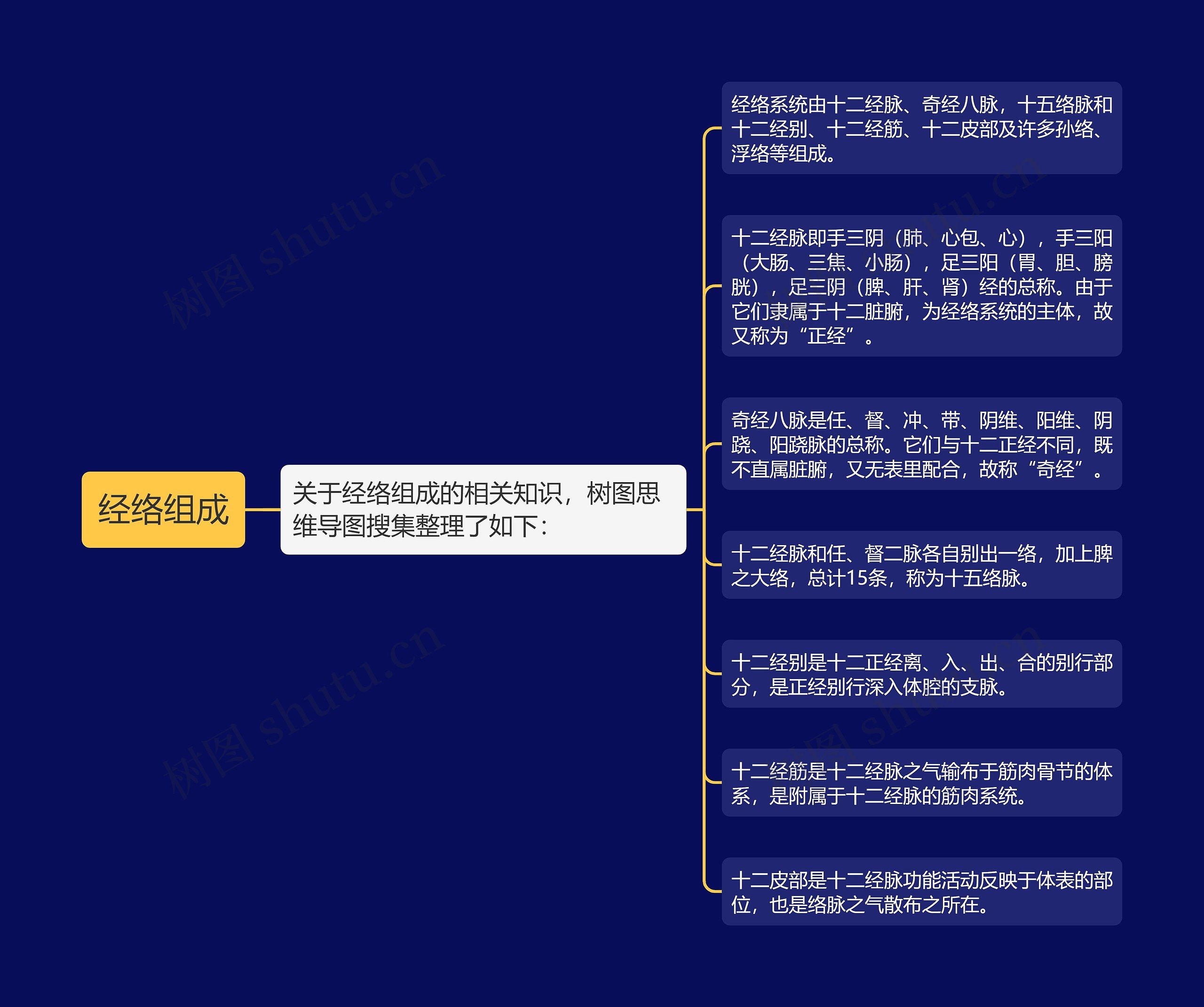 经络组成 经络组成