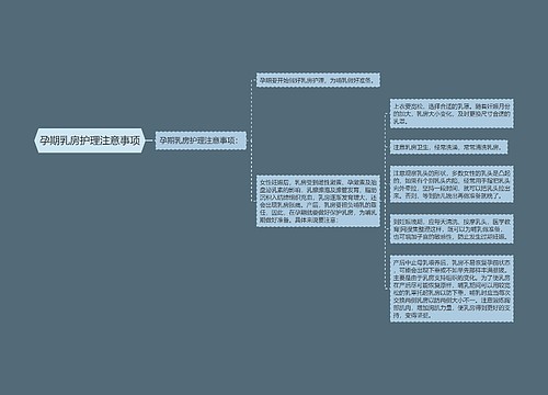 孕期乳房护理注意事项