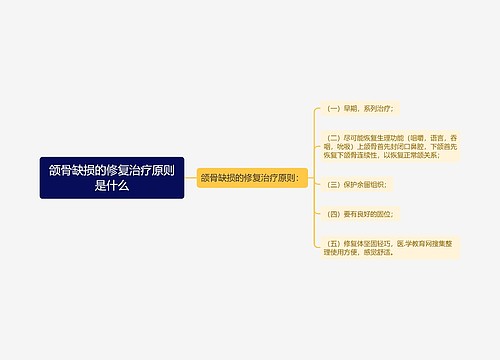 颌骨缺损的修复治疗原则是什么