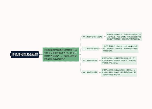 烤瓷牙松动怎么处理