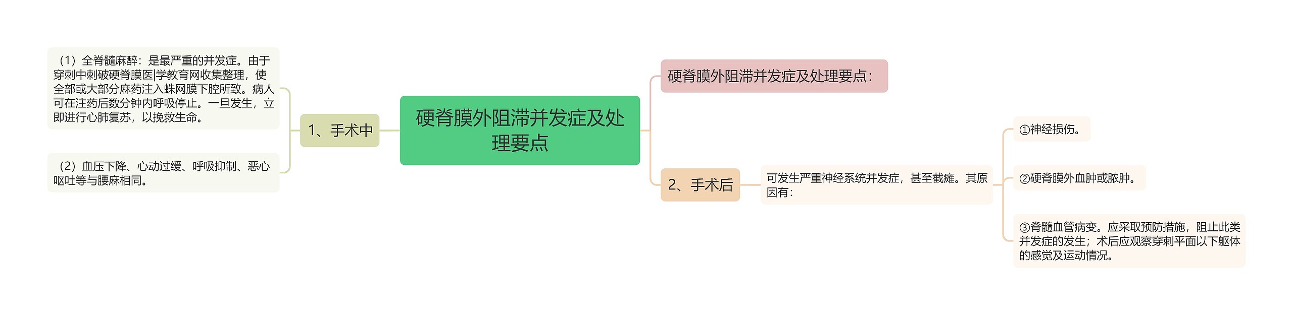 硬脊膜外阻滞并发症及处理要点