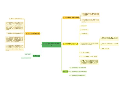 公司债务转让的规定有哪些