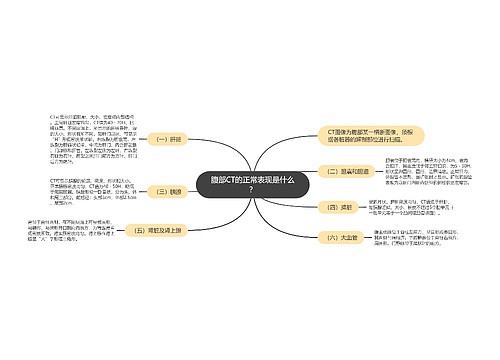 腹部CT的正常表现是什么？