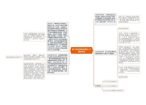 进口货运保险案保险人打赢追偿战