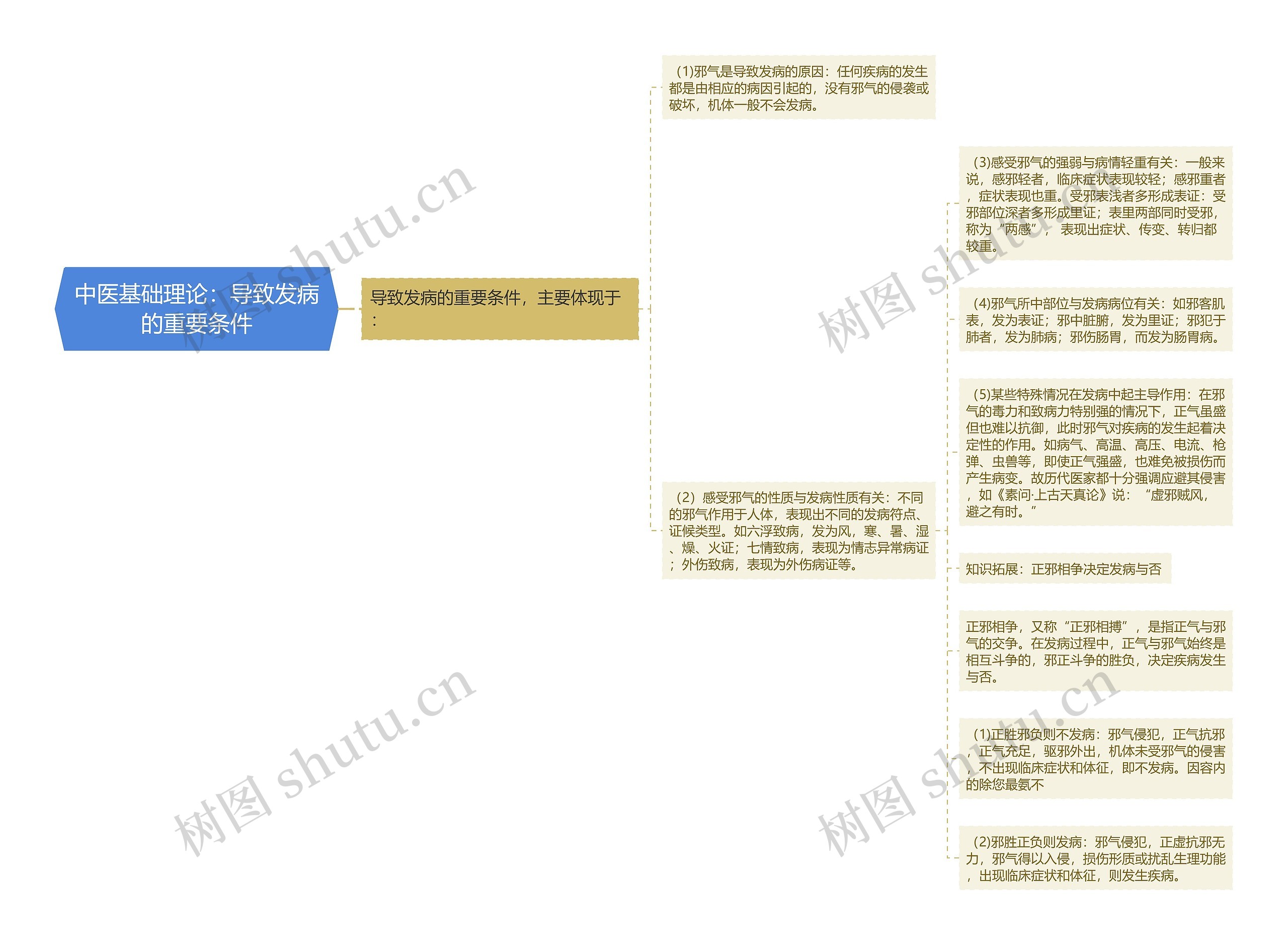 中医基础理论：导致发病的重要条件