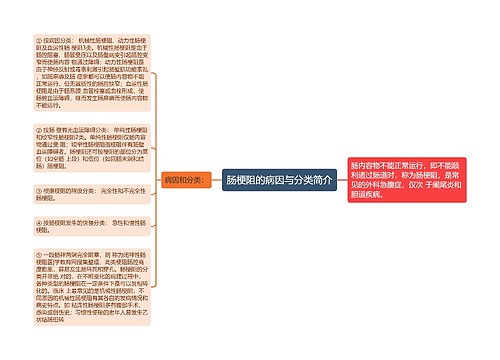 肠梗阻的病因与分类简介